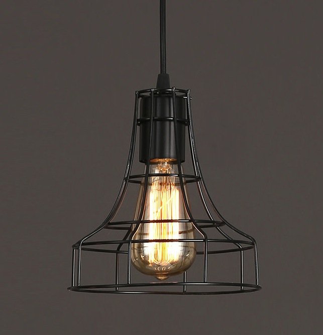 Cветильник Loft Nest Cage №2 Черный Cветильник Loft Nest Cage №2 Черный в Твери | Loft Concept