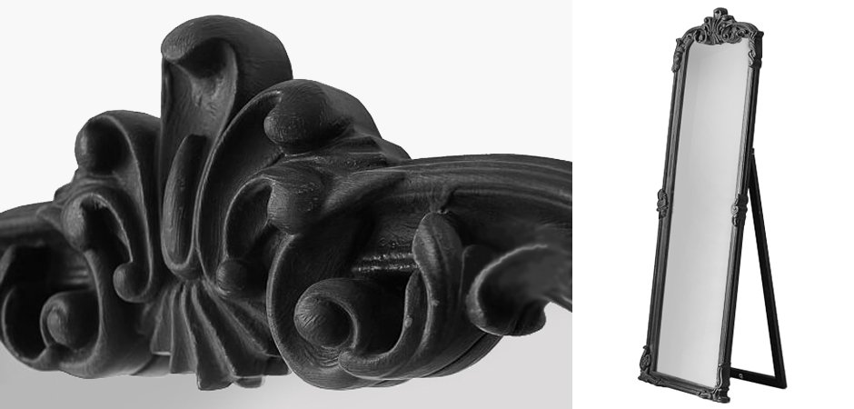 Напольное зеркало Valensole Black Напольное зеркало Valensole Black - Loft-Concept в Твери