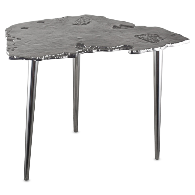 Приставной стол Edmundo Side Table II Серебряный в Твери | Loft Concept 