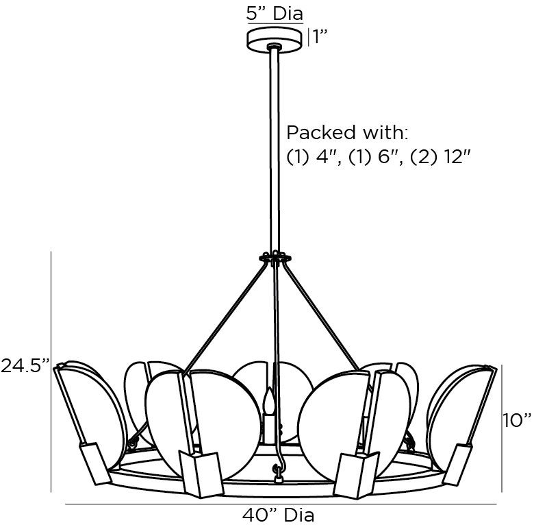 Люстра Arteriors SIERRA CHANDELIER Люстра Arteriors SIERRA CHANDELIER в Твери