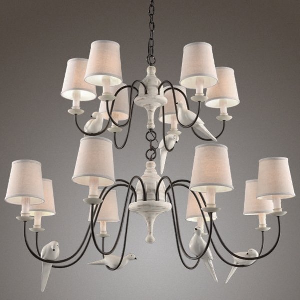 Люстра Norman Bird Large Chandelier ivory ( слоновая кость ) Люстра Norman Bird Large Chandelier ivory ( слоновая кость ) в Твери | Loft Concept