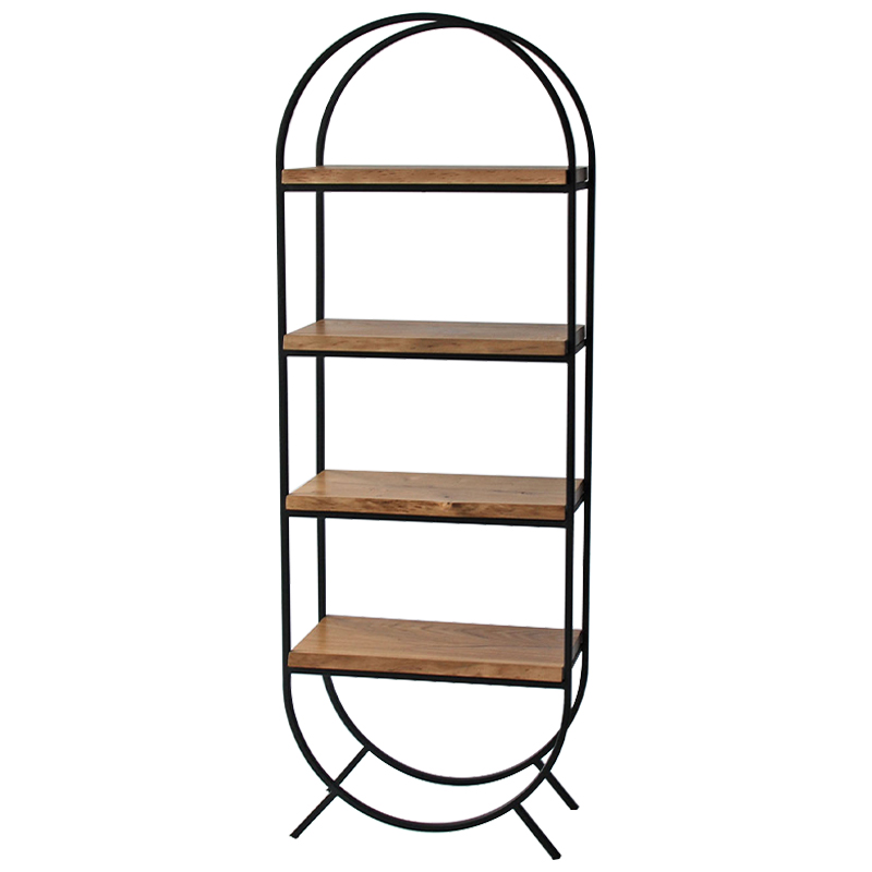 Стеллаж Moses Industrial Metal Rust Rack Черный Коричневый Стеллаж Moses Industrial Metal Rust Rack Черный Коричневый в Твери | Loft Concept