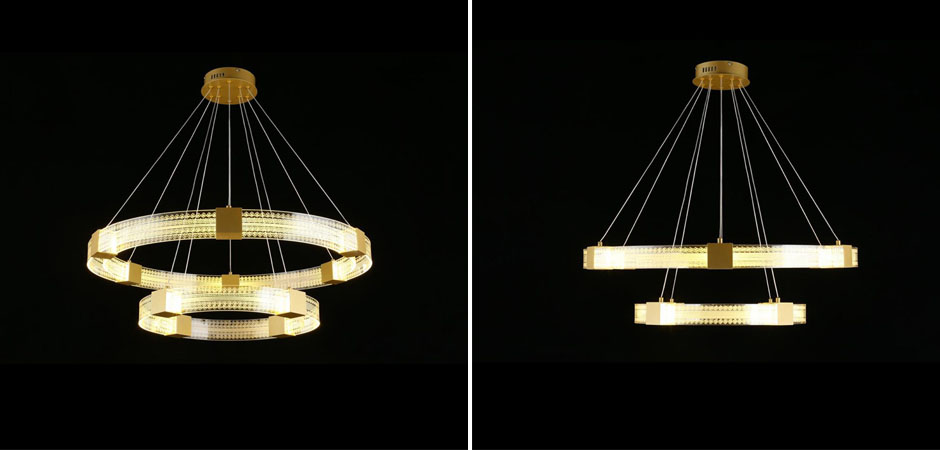 Люстра Два Кольца Ring Horizontal Ornament Meander 2 Люстра Два Кольца Ring Horizontal Ornament Meander 2 - Loft-Concept в Твери