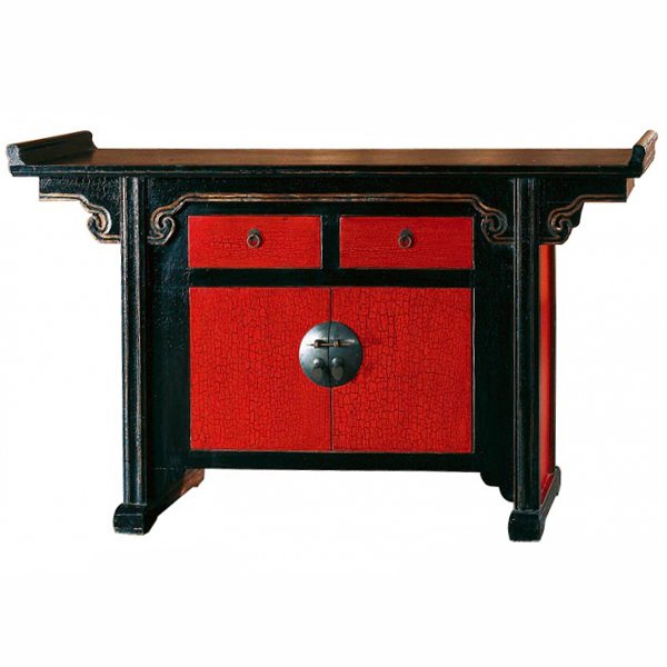 Китайский комод Red-black chest Китайский комод Red-black chest в Твери | Loft Concept