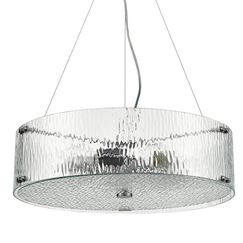 Люстра Rainy Glass Lamp D55 Прозрачный Хром Люстра Rainy Glass Lamp D55 Прозрачный Хром в Твери | Loft Concept
