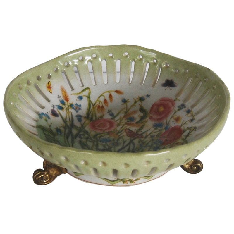 Блюдо Wildflowers dish Мульти Бронза Блюдо Wildflowers dish Мульти Бронза в Твери | Loft Concept
