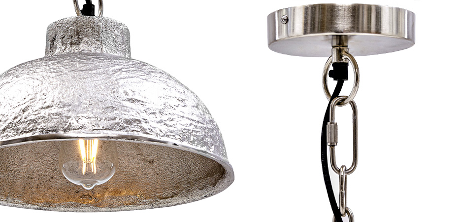 Подвесной светильник Rough Silver Pendant II Подвесной светильник Rough Silver Pendant II - Loft-Concept в Твери