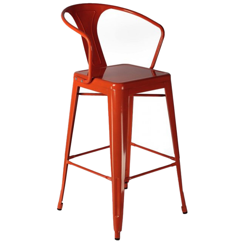 Барный стул Tolix Bar Stool 75 Armchair Backed Черный Оранжевый Красный Желтый Белый Барный стул Tolix Bar Stool 75 Armchair Backed Черный Оранжевый Красный Желтый Белый в Твери | Loft Concept