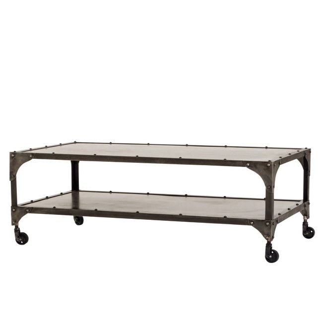 Кофейный стол Industrial Steampunk Nickel Coffee Table Кофейный стол Industrial Steampunk Nickel Coffee Table в Твери | Loft Concept