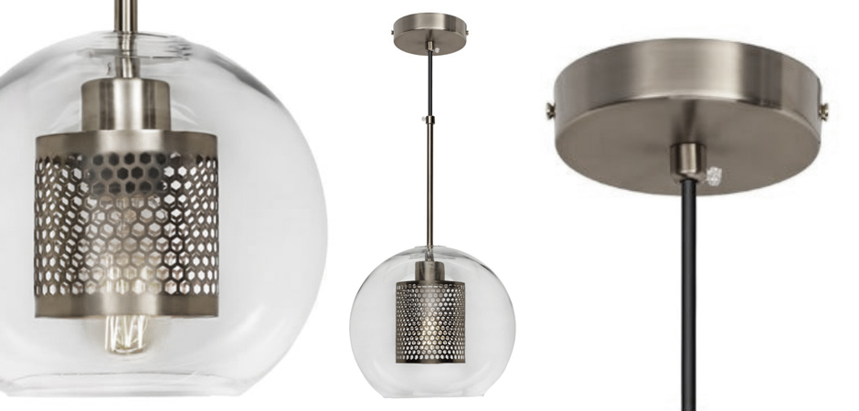 Perforated Vessel Pendant Lamp Nickel Ball Perforated Vessel Pendant Lamp Nickel Ball - Loft-Concept в Твери