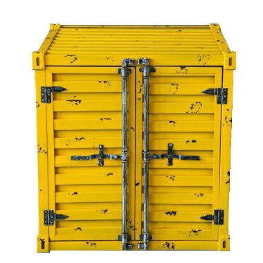 Комод Sea Container с двумя дверками Желтый Красный Оранжевый Черный Белый Серый Синий Зеленый Голубой Бирюзовый в Твери | Loft Concept 