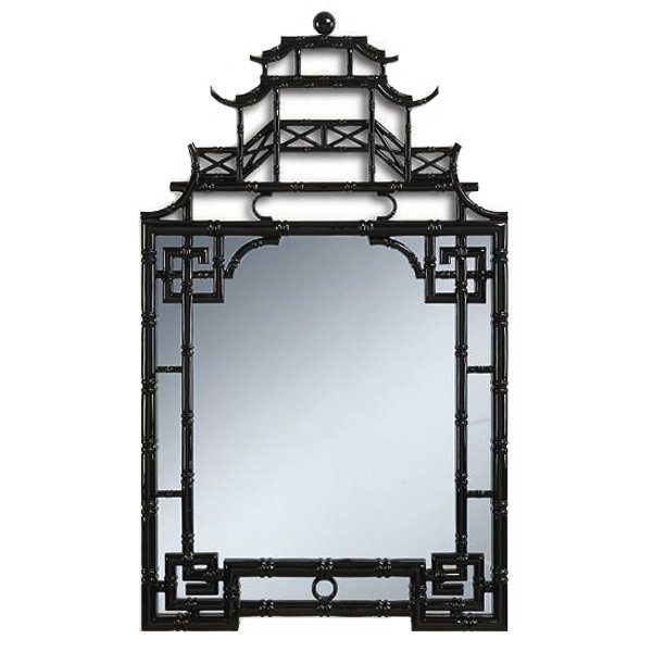 Зеркало Pagoda Mirror Black Черный в Твери | Loft Concept 