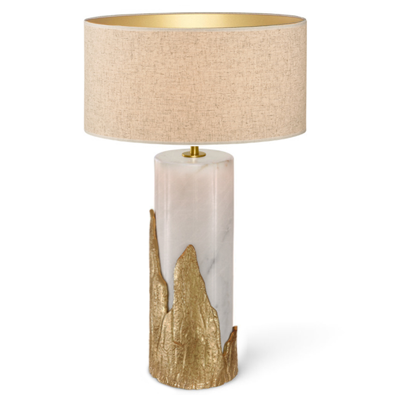 Настольная лампа Amber TABLE LAMP Ginger and Jagger Золотой Белый Настольная лампа Amber TABLE LAMP Ginger and Jagger Золотой Белый в Твери | Loft Concept