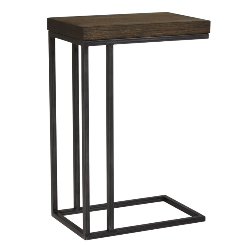 Приставной стол Industrial Oak Peyton Side Table Черный Приставной стол Industrial Oak Peyton Side Table Черный в Твери | Loft Concept