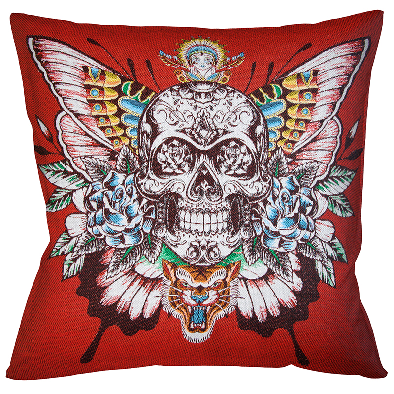 Декоративная подушка Ghost Rider Red Мульти Декоративная подушка Ghost Rider Red Мульти в Твери | Loft Concept