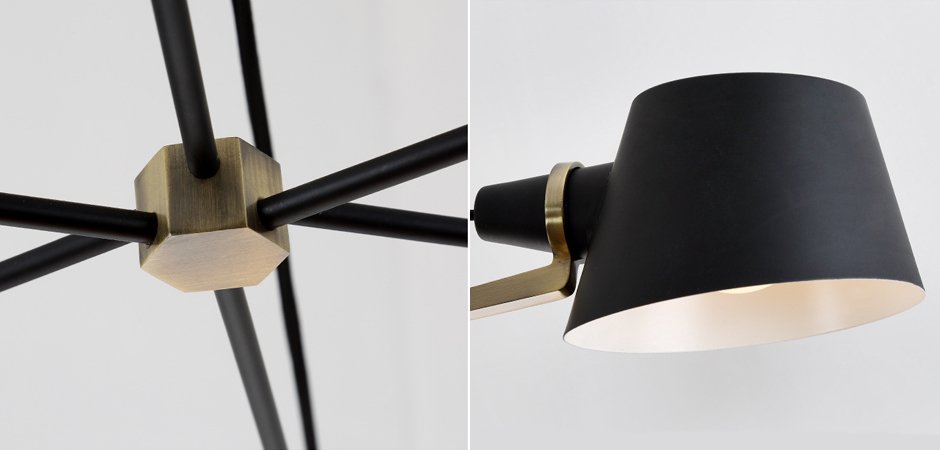 Люстра Brendan Ravenhill Long Pivot Chandelier Люстра Brendan Ravenhill Long Pivot Chandelier - Loft-Concept в Твери