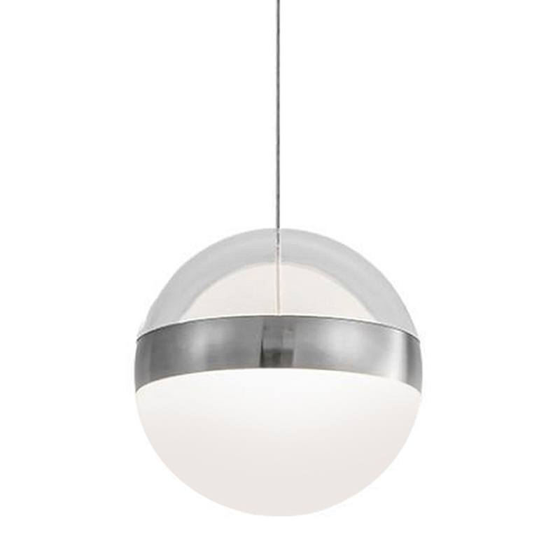 Подвесной светильник светодиодный с шарообразным плафоном 15 см Peggy Futura lamp Черный Прозрачный Молочный Никель Бронза в Твери | Loft Concept 