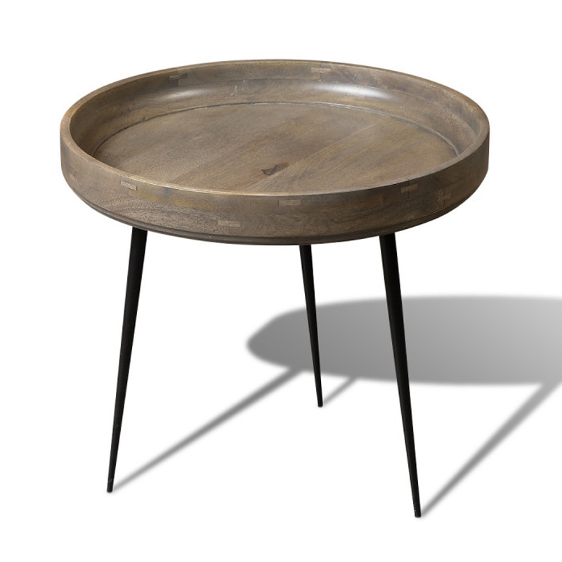 Кофейный стол Davidson Coffee Table platinum 47 Серый Черный Кофейный стол Davidson Coffee Table platinum 47 Серый Черный в Твери | Loft Concept