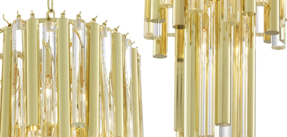 Люстра Eichholtz Chandelier Gigi S Gold Люстра Eichholtz Chandelier Gigi S Gold - Loft-Concept в Твери