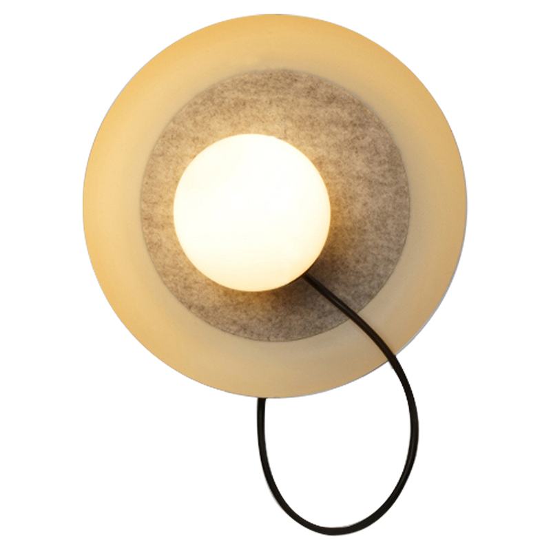 Настенный светильник с магнитными плафоном MARGOTT WALL LAMP Белый Оранжевый Черный Настенный светильник с магнитными плафоном MARGOTT WALL LAMP Белый Оранжевый Черный в Твери | Loft Concept