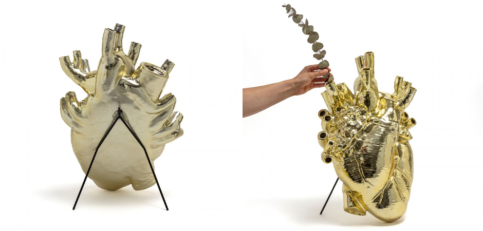 Ваза Seletti Love in Bloom Gold Gaint Ваза Seletti Love in Bloom Gold Gaint - Loft-Concept в Твери