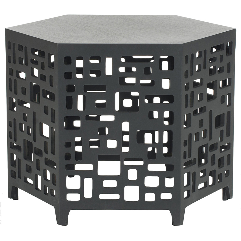 Приставной стол Theon Side Table Black Черный Приставной стол Theon Side Table Black Черный в Твери | Loft Concept