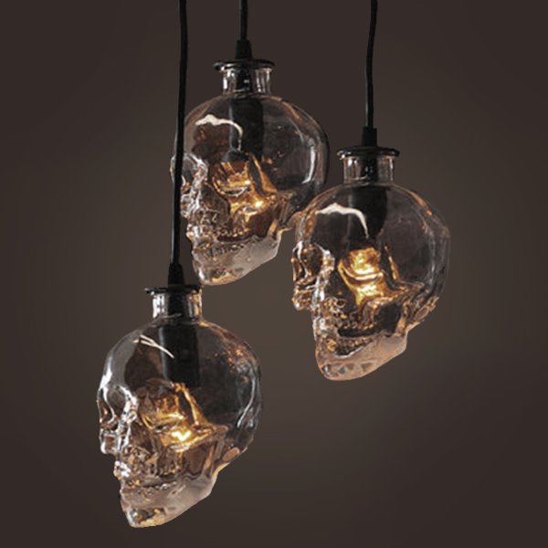 Люстра Череп Glass Skull Pendant Люстра Череп Glass Skull Pendant в Твери | Loft Concept