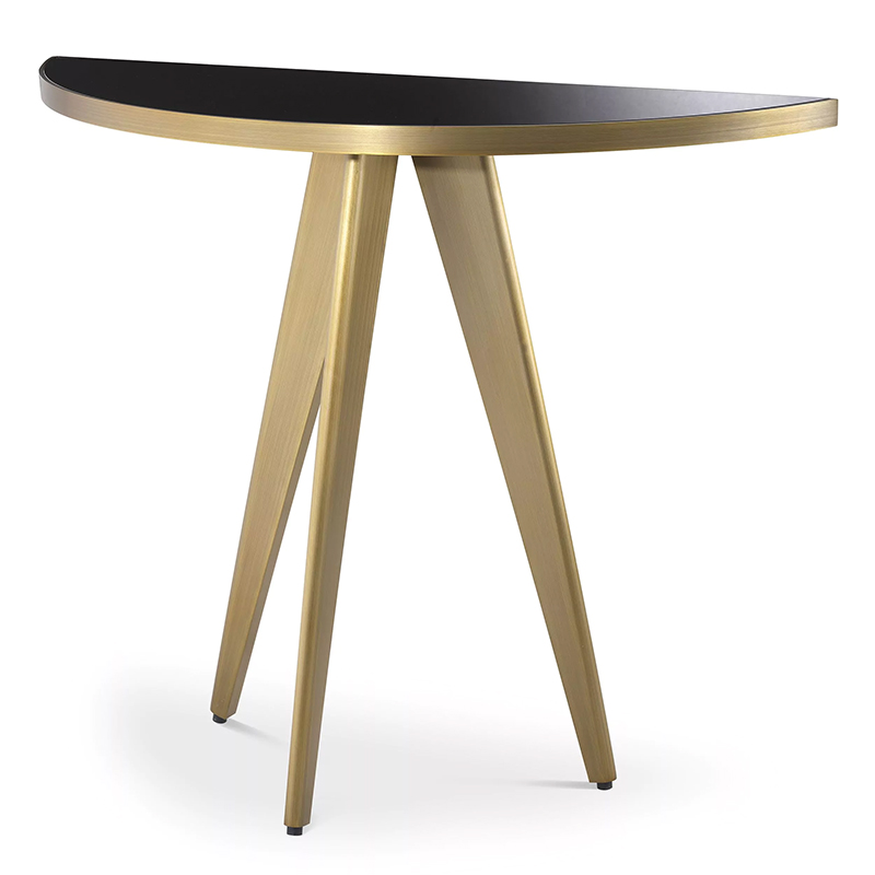 Консоль Eichholtz Console Table Aston Brass Латунь Черный Консоль Eichholtz Console Table Aston Brass Латунь Черный в Твери | Loft Concept