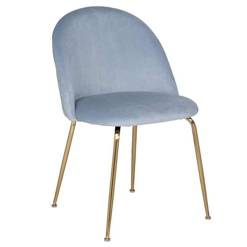 Стул Isidro Stool Серо-голубой Глянцевое золото Стул Isidro Stool Серо-голубой Глянцевое золото в Твери | Loft Concept