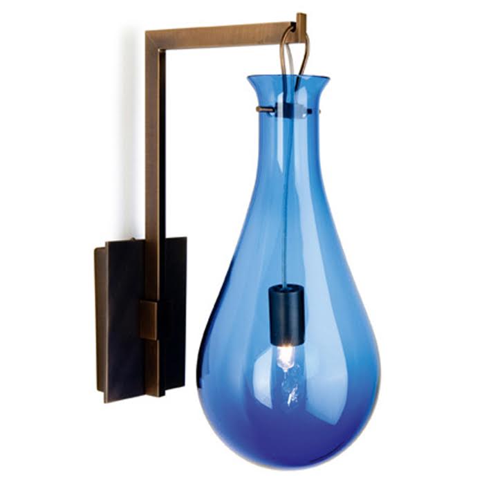 Бра Patrick Naggar Bubble Sconce blue Синий Черный Бра Patrick Naggar Bubble Sconce blue Синий Черный в Твери | Loft Concept