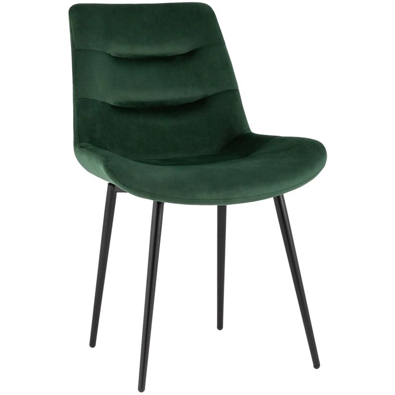 Стул Austin Chair Зеленый Велюр Зеленый Черный Стул Austin Chair Зеленый Велюр Зеленый Черный в Твери | Loft Concept