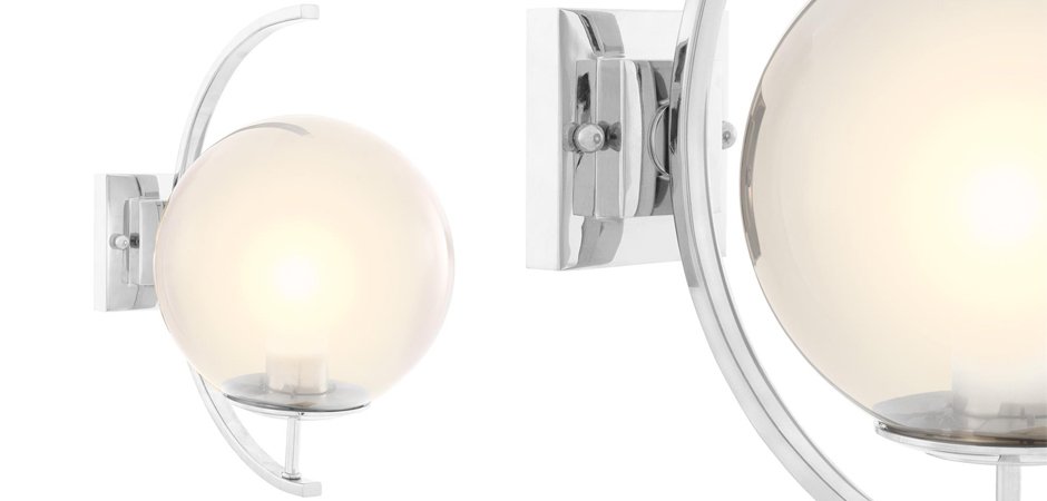 Бра Eichholtz Wall Lamp Cascade Nickel Бра Eichholtz Wall Lamp Cascade Nickel - Loft-Concept в Твери