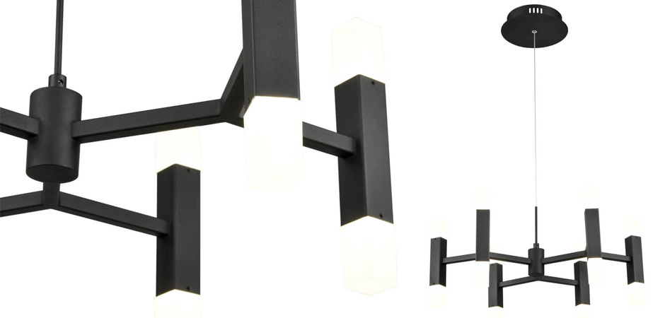Люстра Rigor & Conciseness Lighting Angular Plafond Black Люстра Rigor & Conciseness Lighting Angular Plafond Black - Loft-Concept в Твери