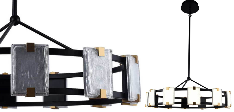 Люстра Rectangular Glass Plafon D85 Люстра Rectangular Glass Plafon D85 - Loft-Concept в Твери