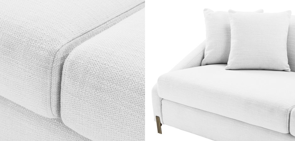 Диван Eichholtz Sofa Candice white Диван Eichholtz Sofa Candice white - Loft-Concept в Твери