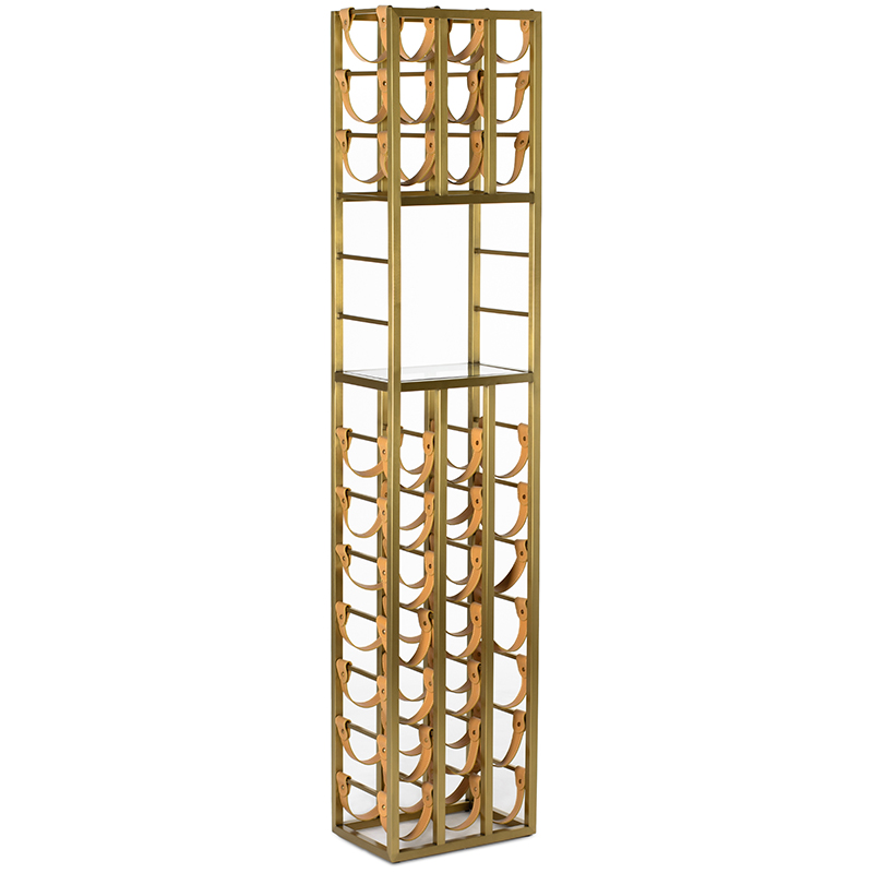 Стойка для хранения вина Wine Rack Золотой Бежевый Стойка для хранения вина Wine Rack Золотой Бежевый в Твери | Loft Concept