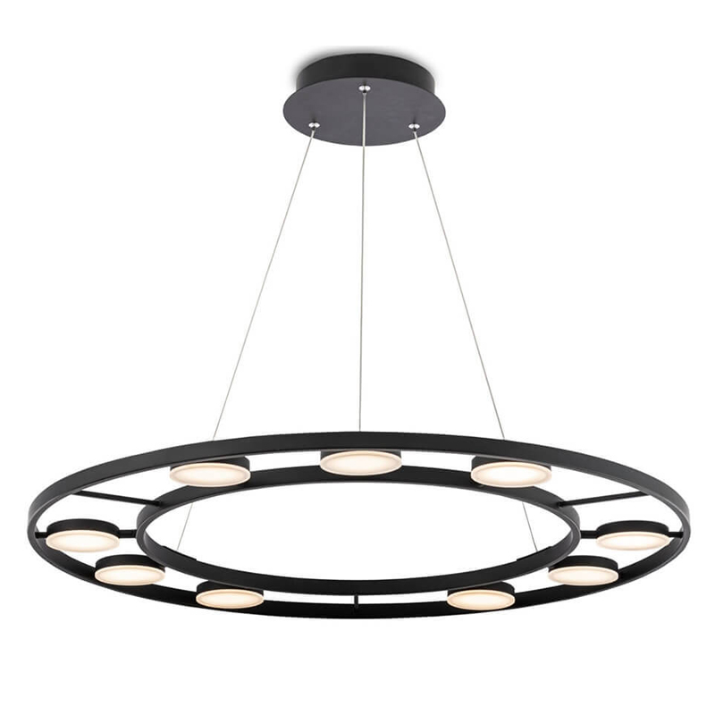 Люстра Maxine Light Chandelier Черный Белый Люстра Maxine Light Chandelier Черный Белый в Твери | Loft Concept
