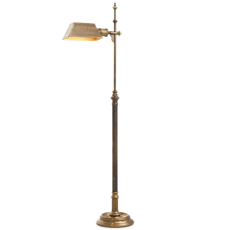 Торшер Eichholtz Floor Lamp Charlene Латунь Винтажная латунь Торшер Eichholtz Floor Lamp Charlene Латунь Винтажная латунь в Твери | Loft Concept