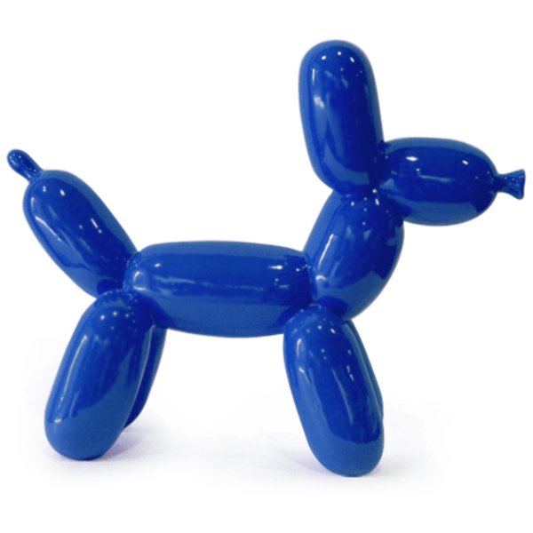 Статуэтка Jeff Koons Balloon Dog large Красный Черный Белый Желтый Синий Статуэтка Jeff Koons Balloon Dog large Красный Черный Белый Желтый Синий в Твери | Loft Concept