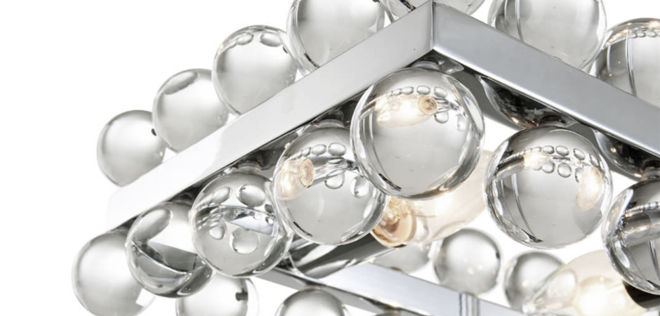 Sacramento Transparent Balls Rectangle Chandelier Sacramento Transparent Balls Rectangle Chandelier - Loft-Concept в Твери