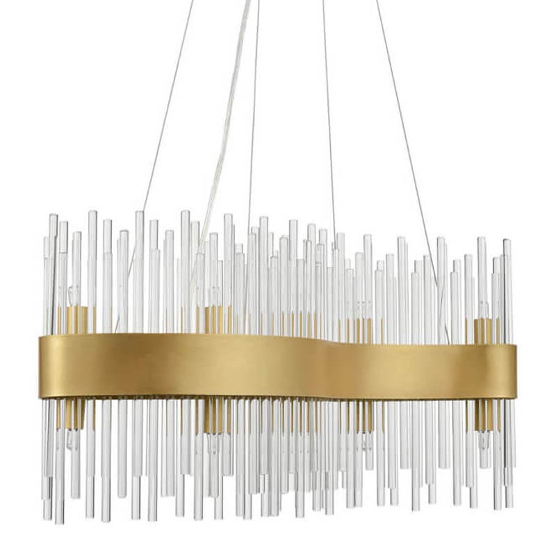 Люстра Nembus Chandelier 60 gold Прозрачный (Transparent) Золотой Люстра Nembus Chandelier 60 gold Прозрачный (Transparent) Золотой в Твери | Loft Concept