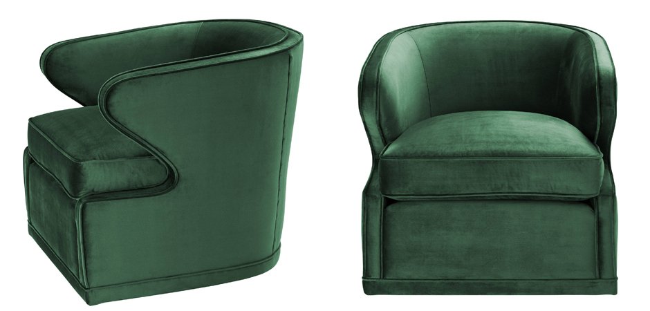 Кресло Eichholtz Chair Dorset Green Кресло Eichholtz Chair Dorset Green - Loft-Concept в Твери