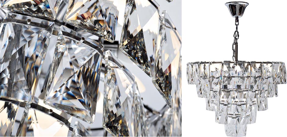 Люстра Tiers Crystal Light Chandelier 16 D60 Люстра Tiers Crystal Light Chandelier 16 D60 - Loft-Concept в Твери