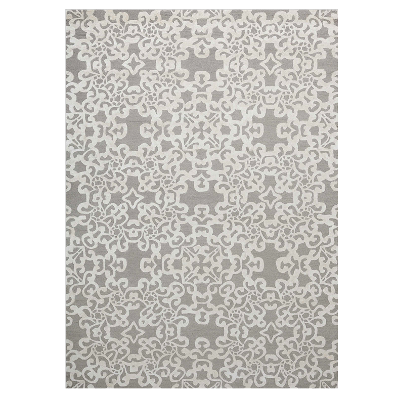 Ковёр из вискозы Indian pattern Pelermo Серый Ковёр из вискозы Indian pattern Pelermo Серый в Твери | Loft Concept