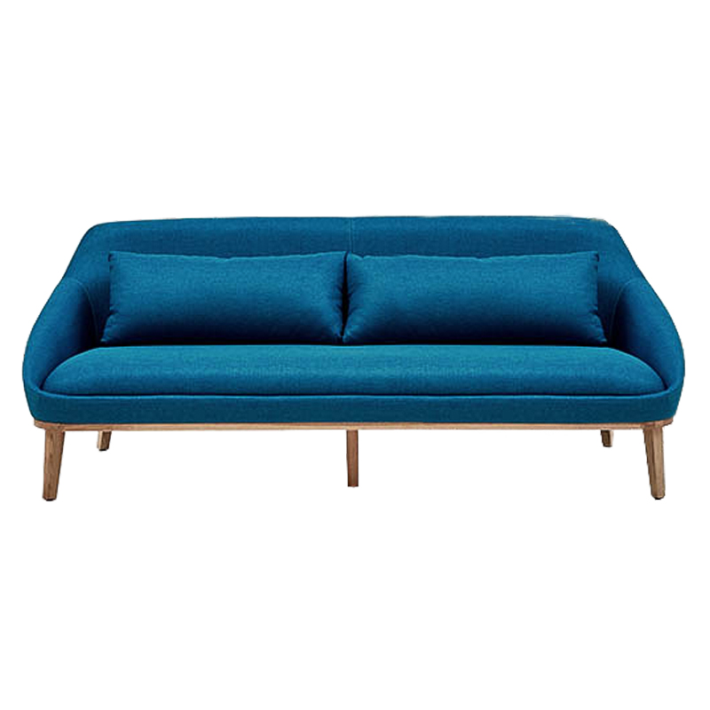 Двухместный диван Sea Basin Sofa Синий Древесина Двухместный диван Sea Basin Sofa Синий Древесина в Твери | Loft Concept