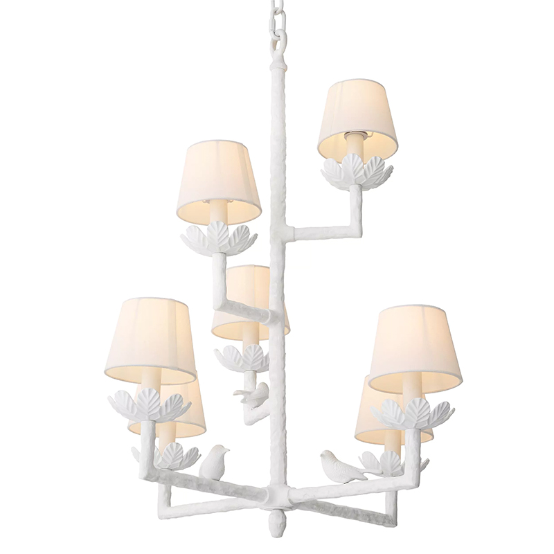 Люстра Eichholtz Chandelier Nature Белый Люстра Eichholtz Chandelier Nature Белый в Твери | Loft Concept