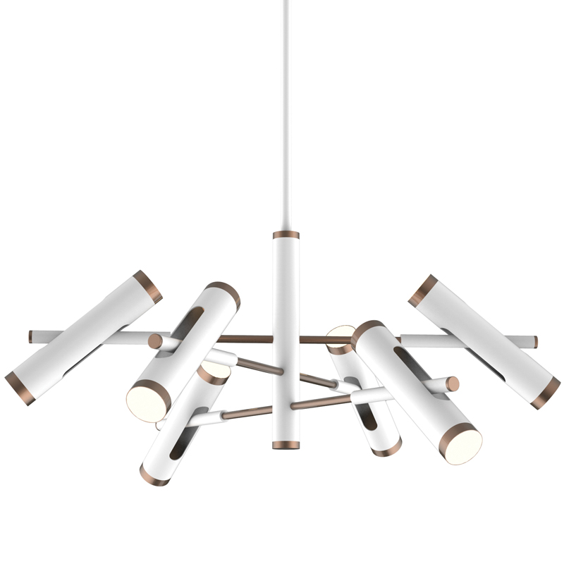 Люстра Rainer Chandelier white Белый Золотой Люстра Rainer Chandelier white Белый Золотой в Твери | Loft Concept