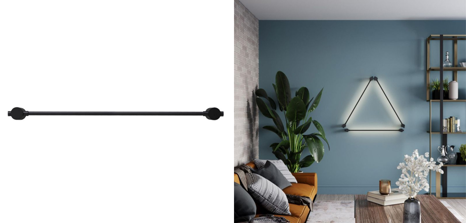 Черное светодиодное бра Trumpet tube Wide Черное светодиодное бра Trumpet tube Wide - Loft-Concept в Твери
