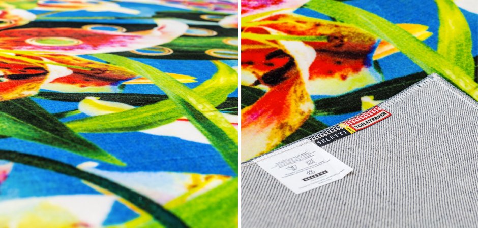Ковер Seletti Rectangular Rug Flower with Holes Ковер Seletti Rectangular Rug Flower with Holes - Loft-Concept в Твери