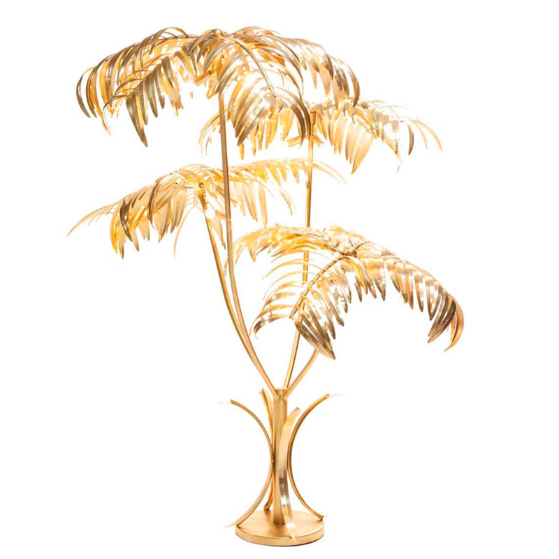 Торшер Golden Palm Floor Lamp Золотой Торшер Golden Palm Floor Lamp Золотой в Твери | Loft Concept